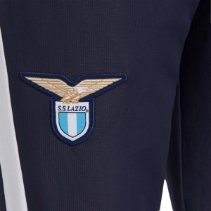 TUTA LAZIO POLY BIANCA CON CAPPUCCIO BAMBINO 2020/2021 MACRON - 3