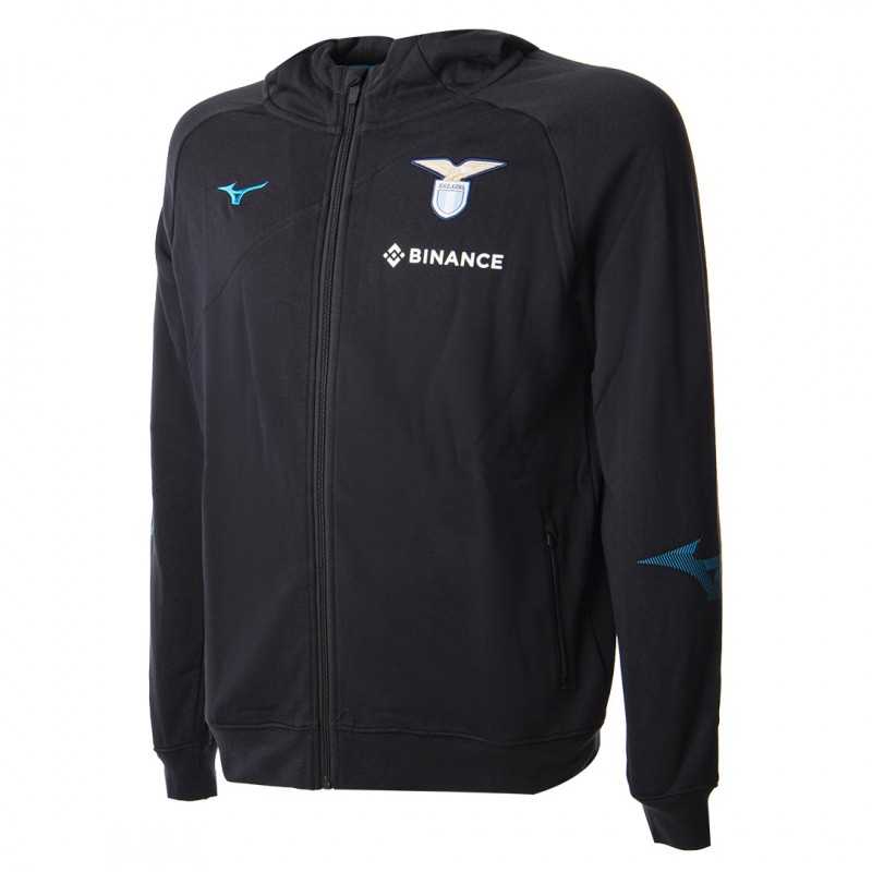 black full zipper hooded tracksuit ss lazio mizuno 2022/2023 MIZUNO - 1