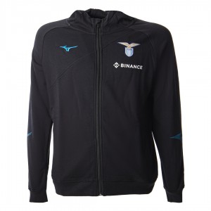 black full zipper hooded tracksuit ss lazio mizuno 2022/2023 MIZUNO - 2