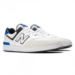 unisex new balance 574 white shoes NEW BALANCE - 2