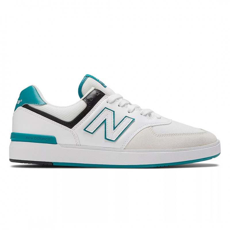 new balance 574 white unisex shoes NEW BALANCE - 1