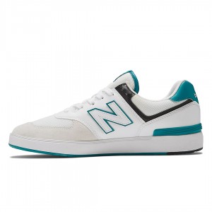 new balance 574 white unisex shoes NEW BALANCE - 3