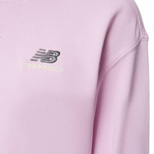 unisex french terry hoodie pink new balance NEW BALANCE - 3