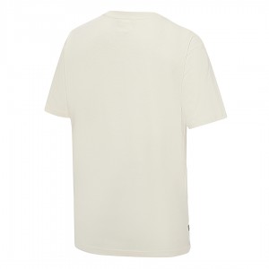 new balance white cotton cafe java t-shirt NEW BALANCE - 2