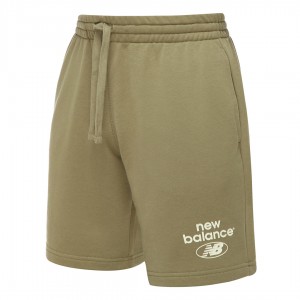 new balance essential mud french terry shorts NEW BALANCE - 1