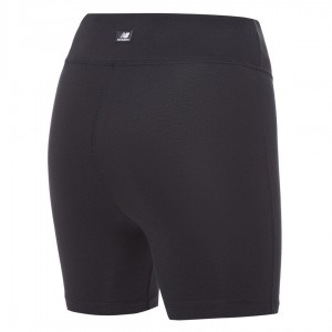 new balance women's black tight-fitting shorts NEW BALANCE - 2