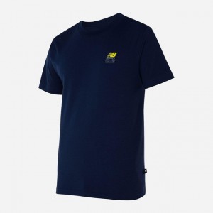 T-shirt New Balance Bookshelf Blu NEW BALANCE - 1