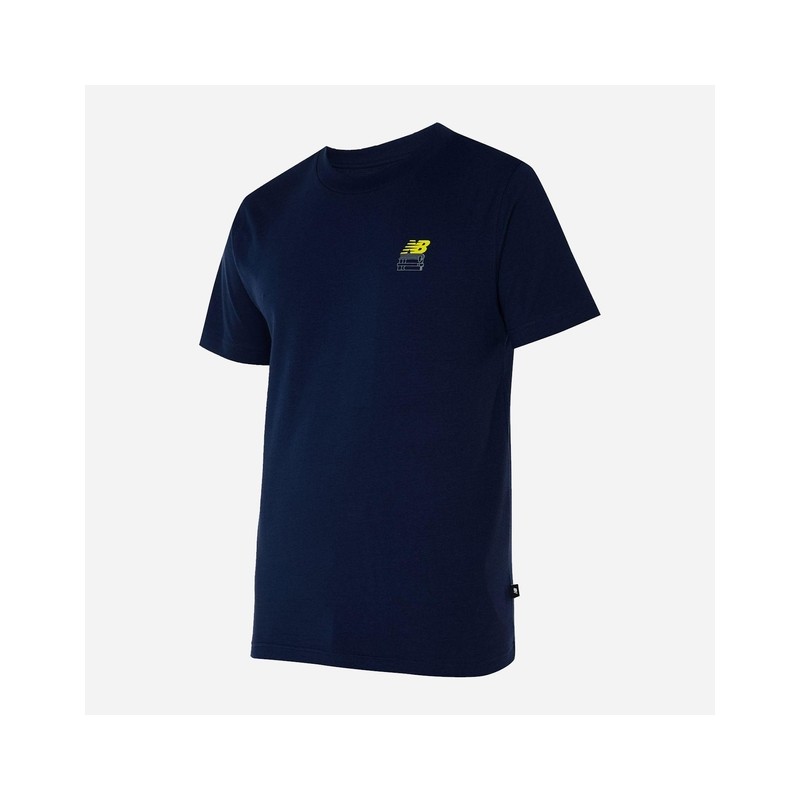 New Balance Bookshelf t-shirt blue NEW BALANCE - 1