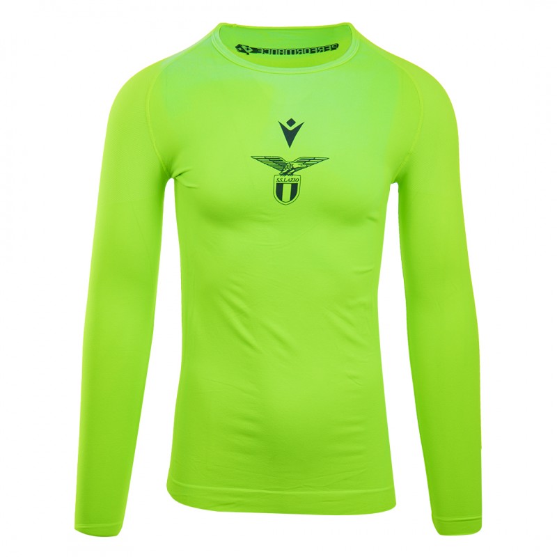 ls third compression ls goalkeeper jersey ss lazio green 2019/2020 MACRON - 1