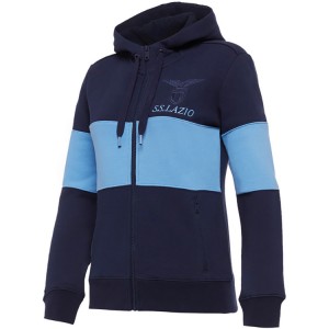 felpa ss lazio bambina full zip blu navy 2020/2021 MACRON - 1