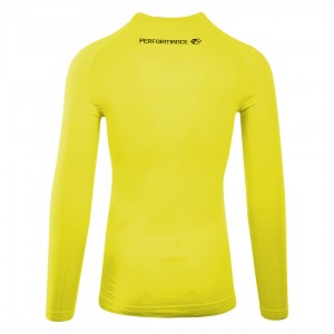 ss lazio away yellow fluo 2019/2020 compression goalkeeper jumper MACRON - 2