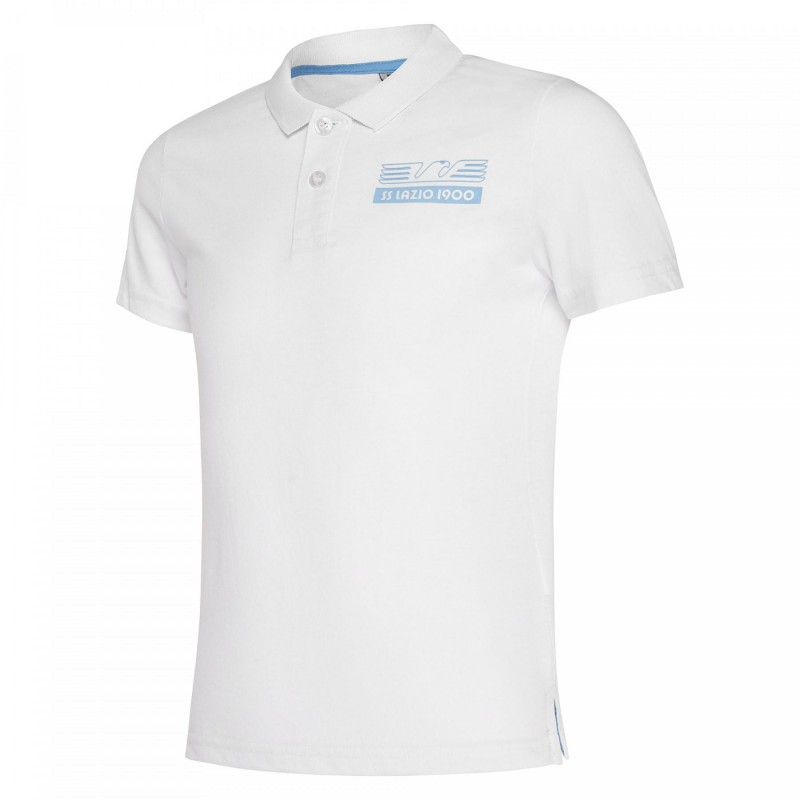 polo bambino ss lazio bianca 2021/2022 MACRON - 1