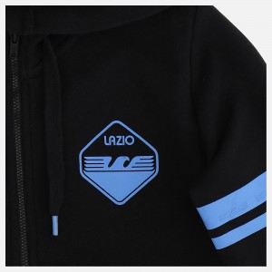 felpa nera bambino full zip ss lazio 2021/2022 MACRON - 4