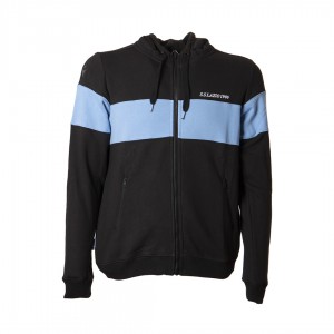 2020/2021 ss lazio boy's black full zip hooded tracksuit MACRON - 2