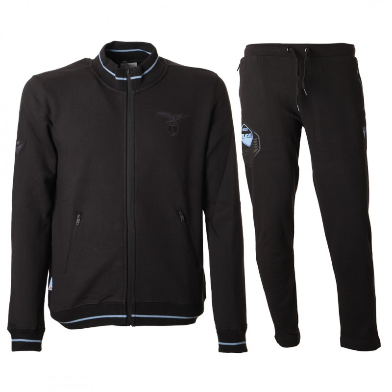 child's tracksuit full zip black ss lazio 2020/2021 MACRON - 1