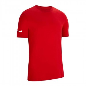 t-shirt nike rossa swoosh su manica NIKE - 1