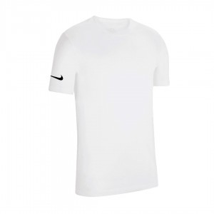 t-shirt nike bianca swoosh su manica NIKE - 1