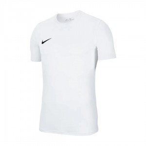 t-shirt bianca nike swoosh piccolo nero NIKE - 1