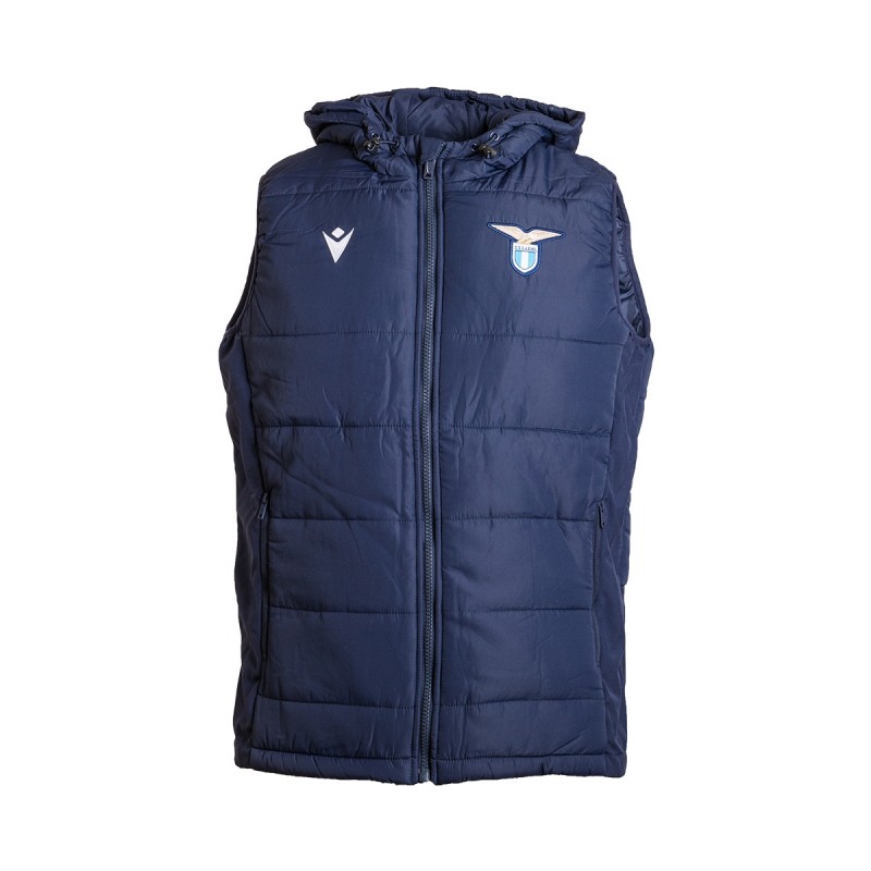 GILET SMANICATO SS LAZIO BLU 2020/2021 BAMBINO MACRON - 1