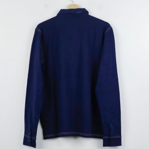 Research FW12 Winsdor Camicia Jersey Stretch Blu Navy - 2