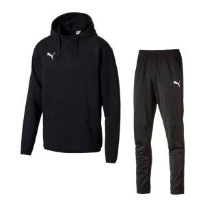 BLACK FLEECE HOODED TRACKSUIT PUMA PUMA - 1