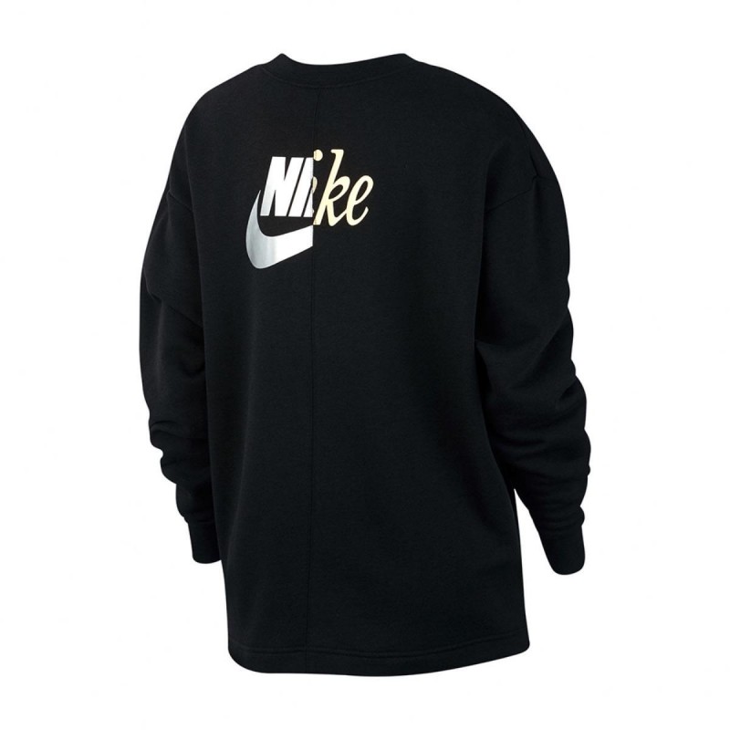 felpa nera nike donna