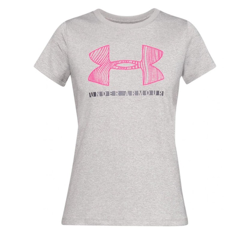 T SHIRT DONNA GRIGIO CHIARA GRAPHIC UNDER ARMOUR