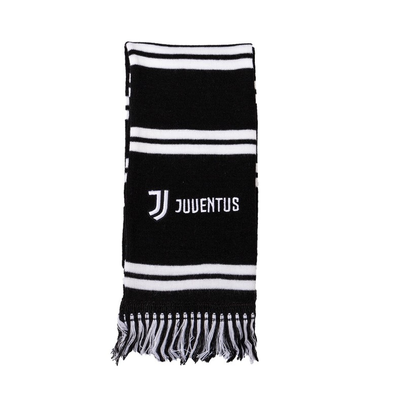 Juventus Sciarpa Jacquard Black and White SCJ1AI18 squadra calcio