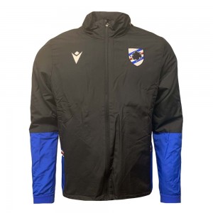 GIACCA SAMPDORIA FULL ZIP NERA 2020/2021 MACRON - 1