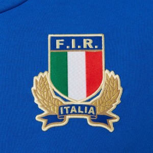 2020/2021 rugby fir italia travel jersey child royal blue MACRON - 5