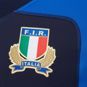 BLUE RUGBY ITALY FULL ZIP SWEATSHIRT MACRON - 3