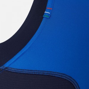 BLUE RUGBY ITALY FULL ZIP SWEATSHIRT MACRON - 4